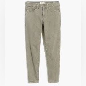 Brand New Madewell Men’s Surplus Grey Relaxed Taper Jeans size 32/30